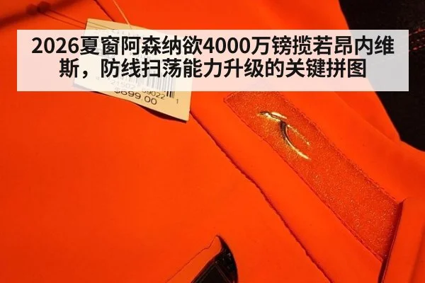 2026夏窗阿森纳欲4000万镑揽若昂内维斯，防线扫荡能力升级的关键拼图